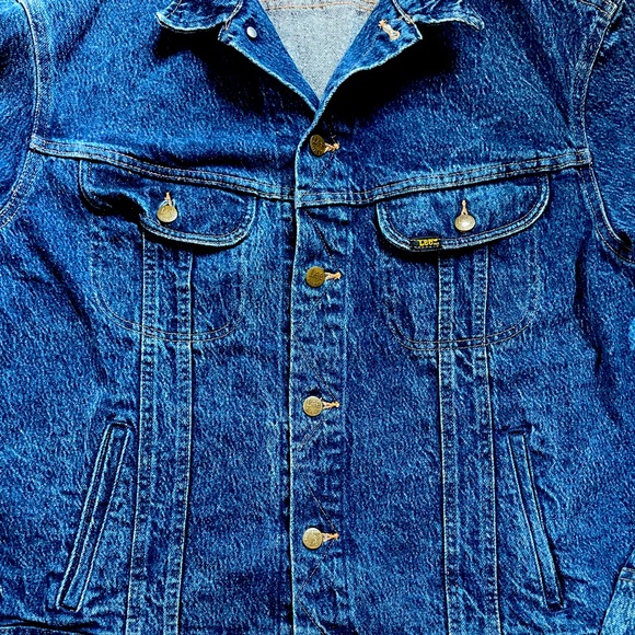 Lee acid washed jean jacket sz.44L perfect condition! - Picture 3 of 4